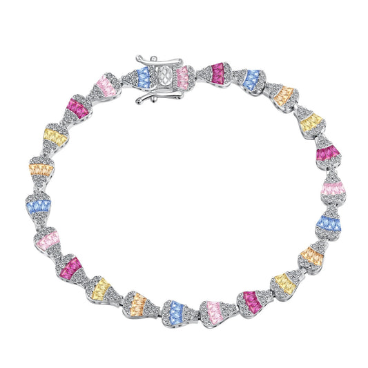 [Okajuri Jewelry]Radiant Water Drop Shape Daily Bracelet