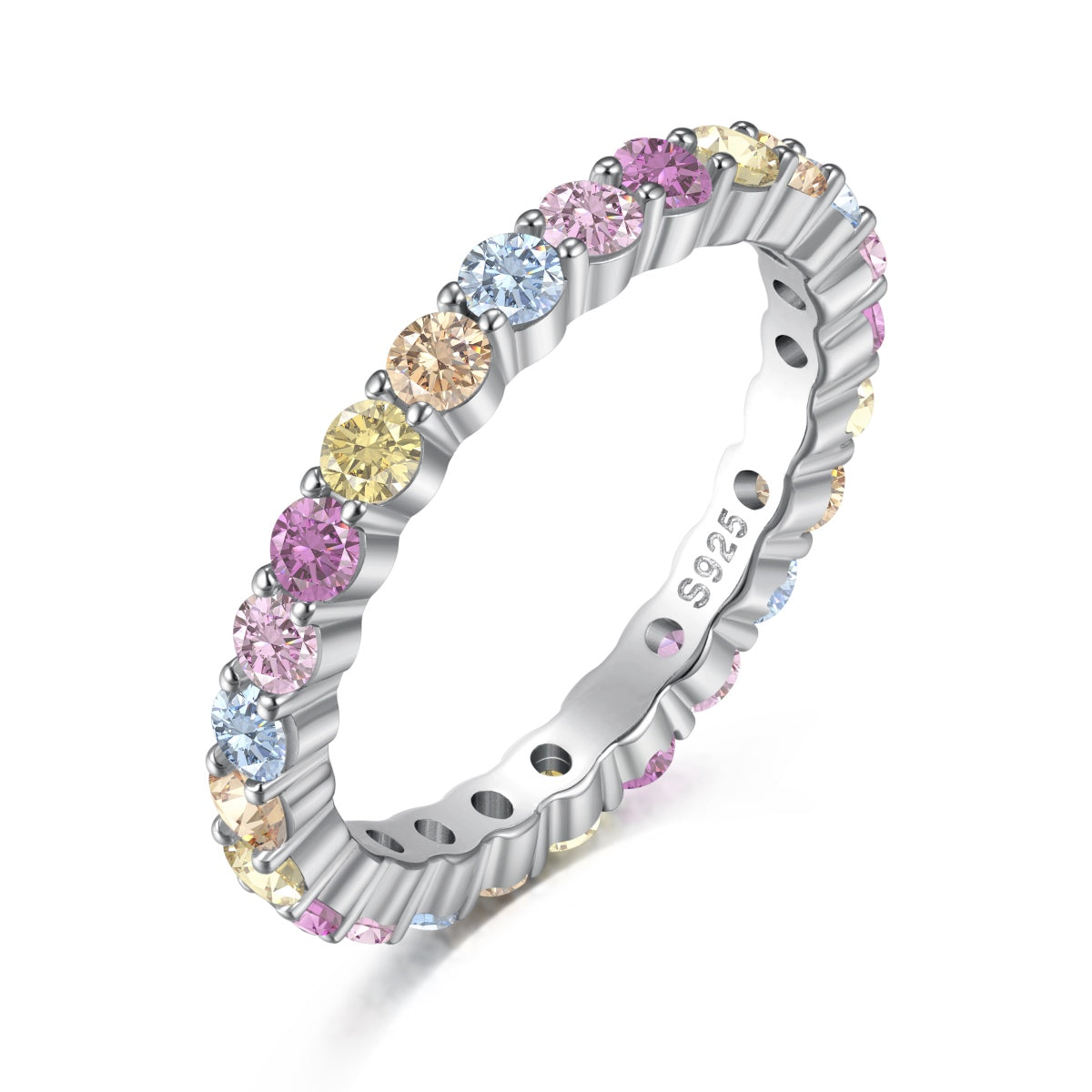 [Okajuri Jewelry]Elegant Vivid Round Cut Daily Ring
