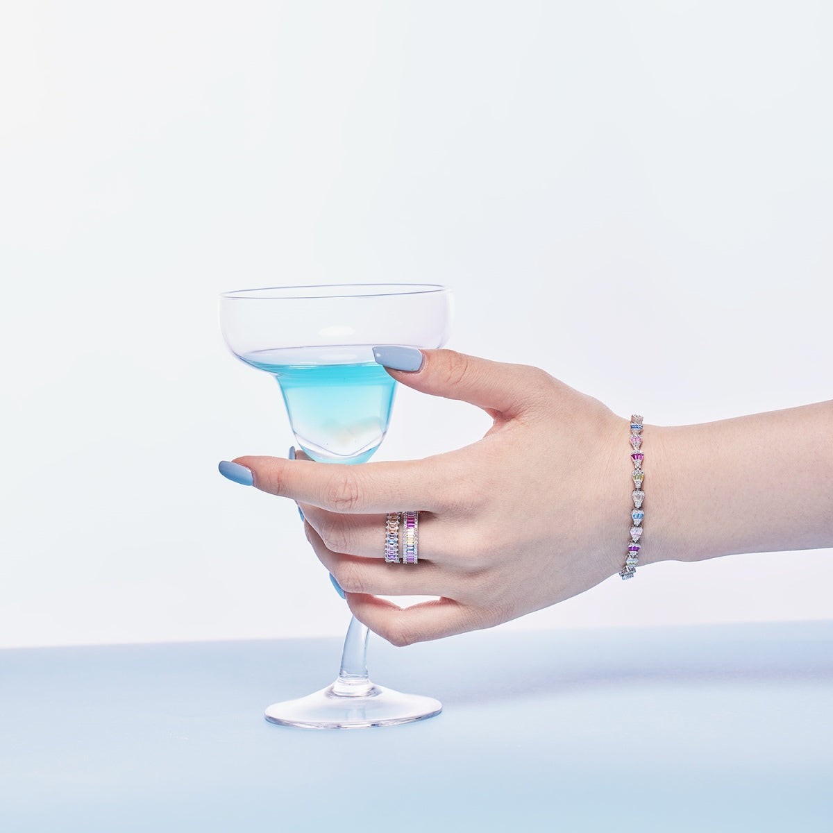 [Okajuri Jewelry]Radiant Water Drop Shape Daily Bracelet