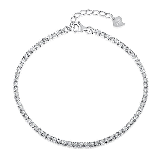 [Okajuri Jewelry]Radiant Shinning Princess Cut Tennis Bracelet