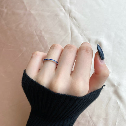 [Okajuri Jewelry]Delicate Sparkling Round Cut Daily Ring