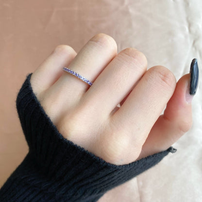 [Okajuri Jewelry]Delicate Sparkling Round Cut Daily Ring