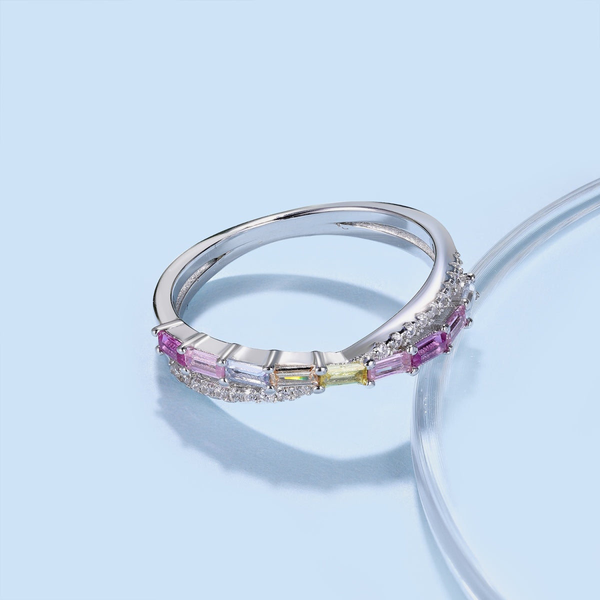 [Okajuri Jewelry]Energetic Elegant Radiant Cut Party Ring