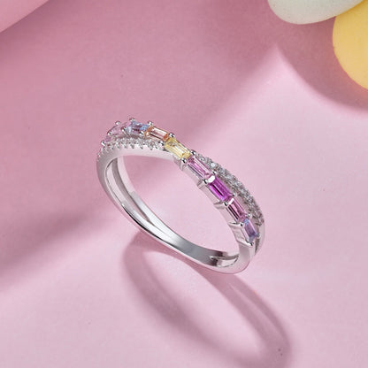 [Okajuri Jewelry]Energetic Elegant Radiant Cut Party Ring
