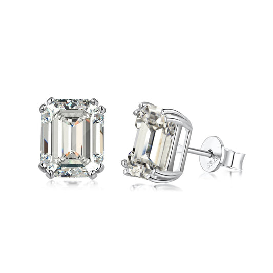 [Okajuri Jewelry]Dazzling Square Shape Earrings