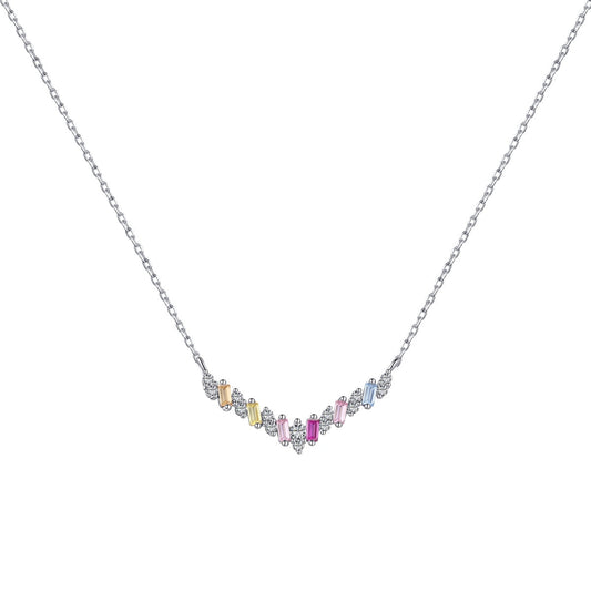 [Okajuri Jewelry]Dazzling Rainbow Necklace