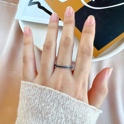 [Okajuri Jewelry]Delicate Sparkling Round Cut Daily Ring