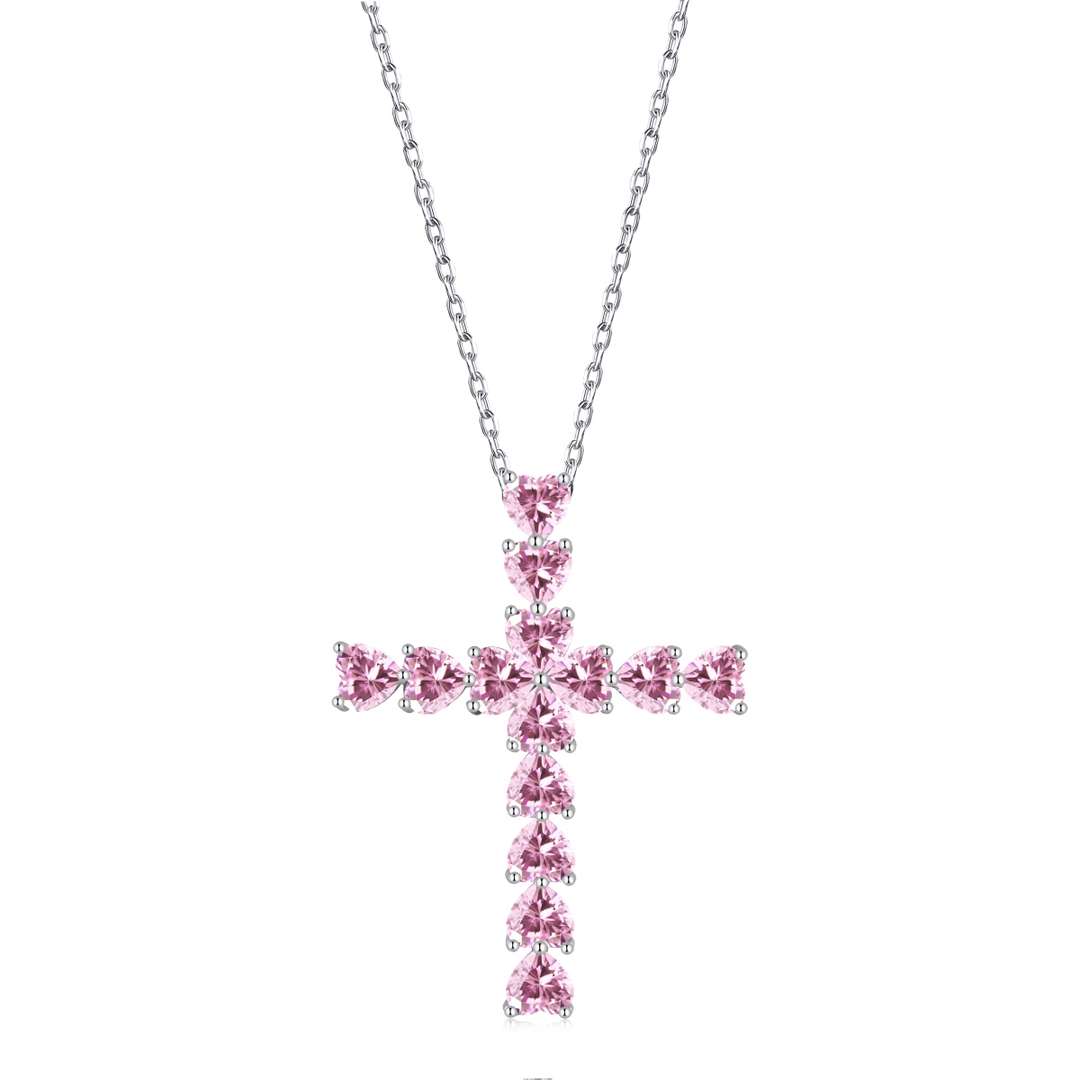 [Okajuri Jewelry]Radiant Cross Shape Necklace