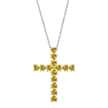 [Okajuri Jewelry]Radiant Cross Shape Necklace