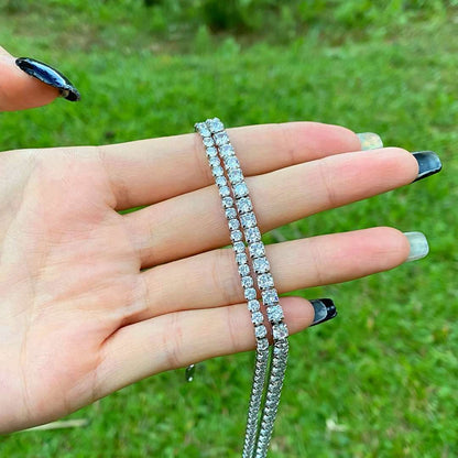 [Okajuri Jewelry]Elegant Tennis Chain Necklace