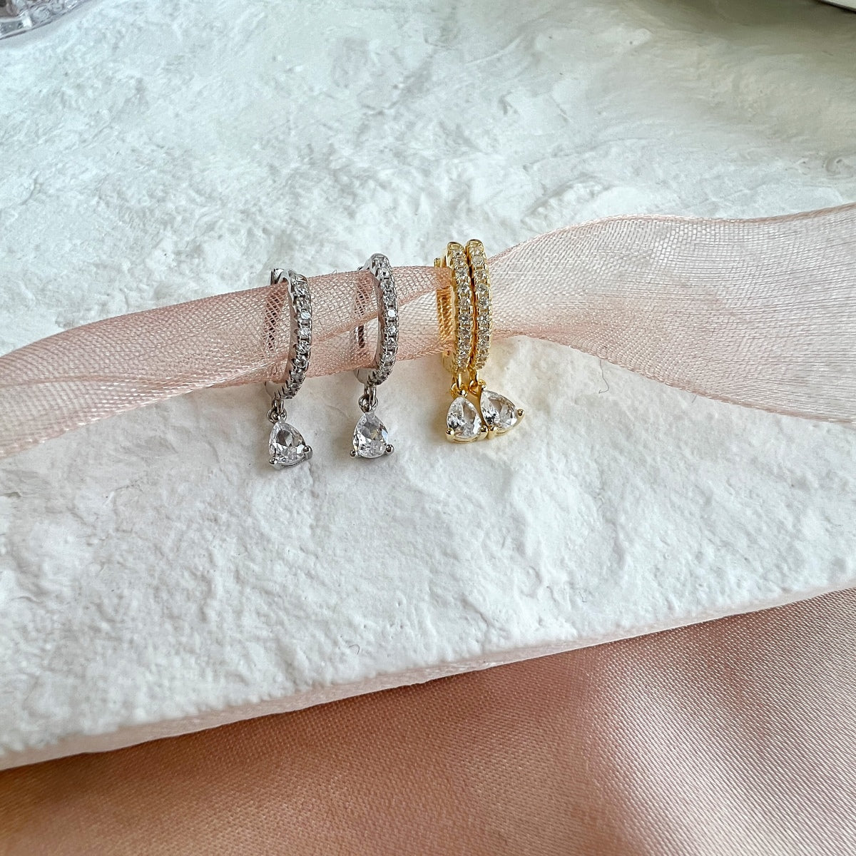 [Okajuri Jewelry]Luxurious Geometric Drop Earrings