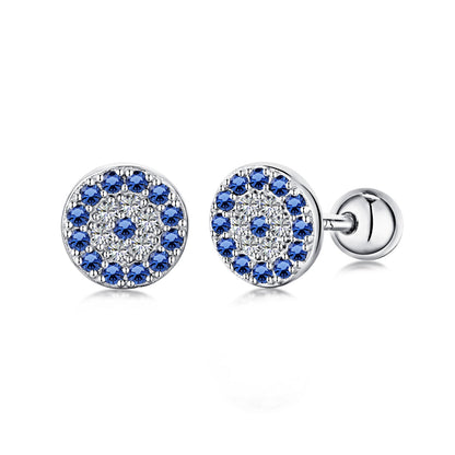 [Okajuri Jewelry]Devil's Eye Ear Bone Nail Earrings
