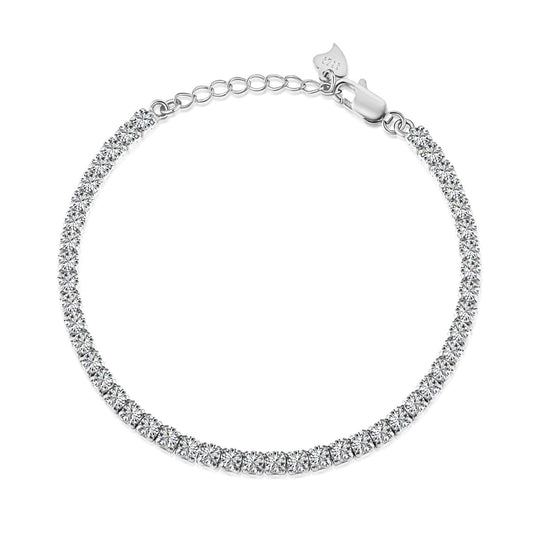 [Okajuri Jewelry]Sparkling Round Cut Daily Bracelet