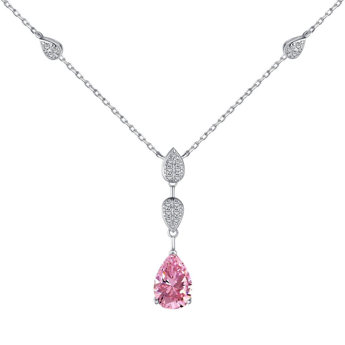 [Okajuri Jewelry]Dazzling Pear Cut Necklace