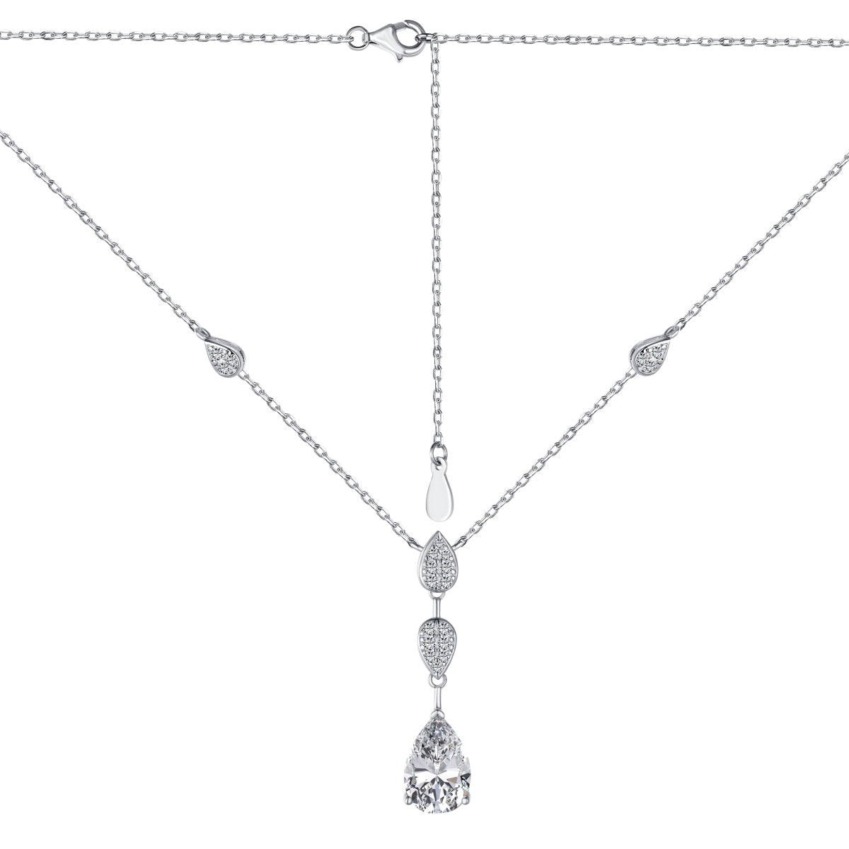 [Okajuri Jewelry]Dazzling Pear Cut Necklace