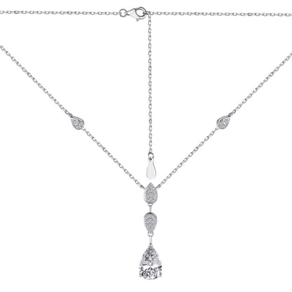 [Okajuri Jewelry]Dazzling Pear Cut Necklace