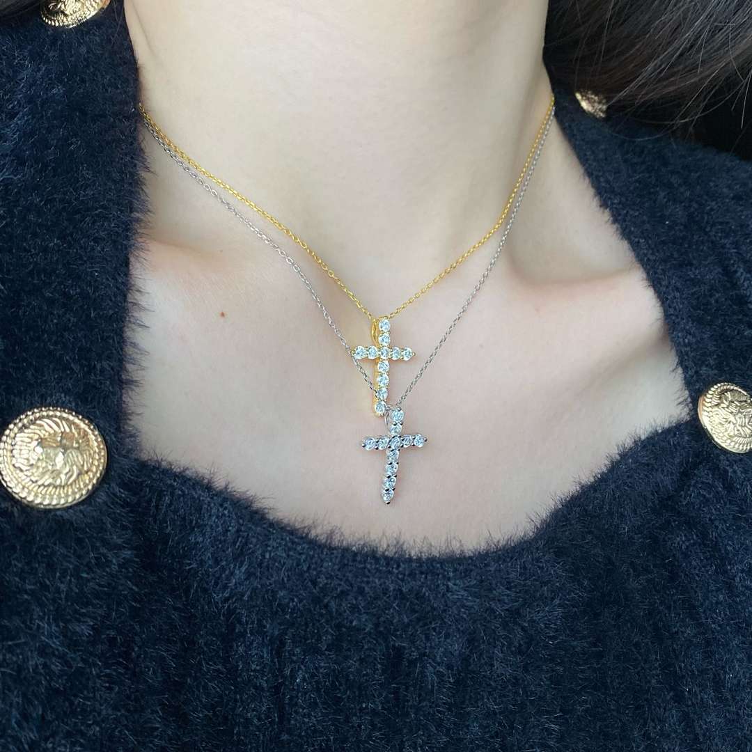 [Okajuri Jewelry]Unique Cross Shape Necklace