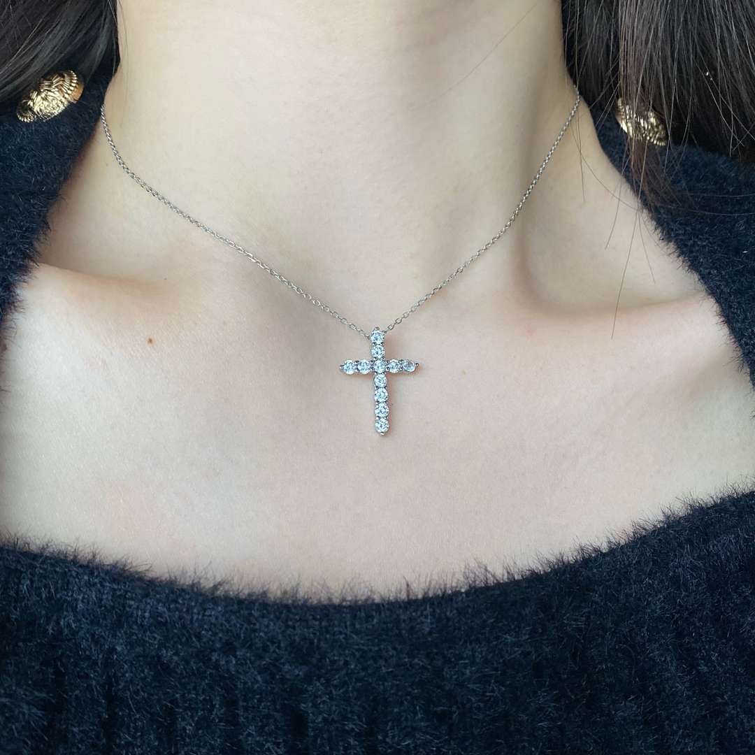 [Okajuri Jewelry]Unique Cross Shape Necklace