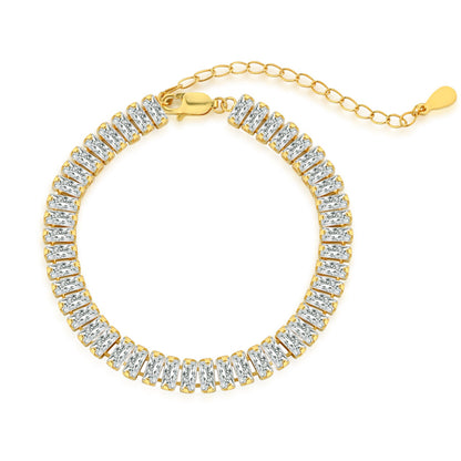 [Okajuri Jewelry]Exquisite Emerald Cut Daily Bracelet