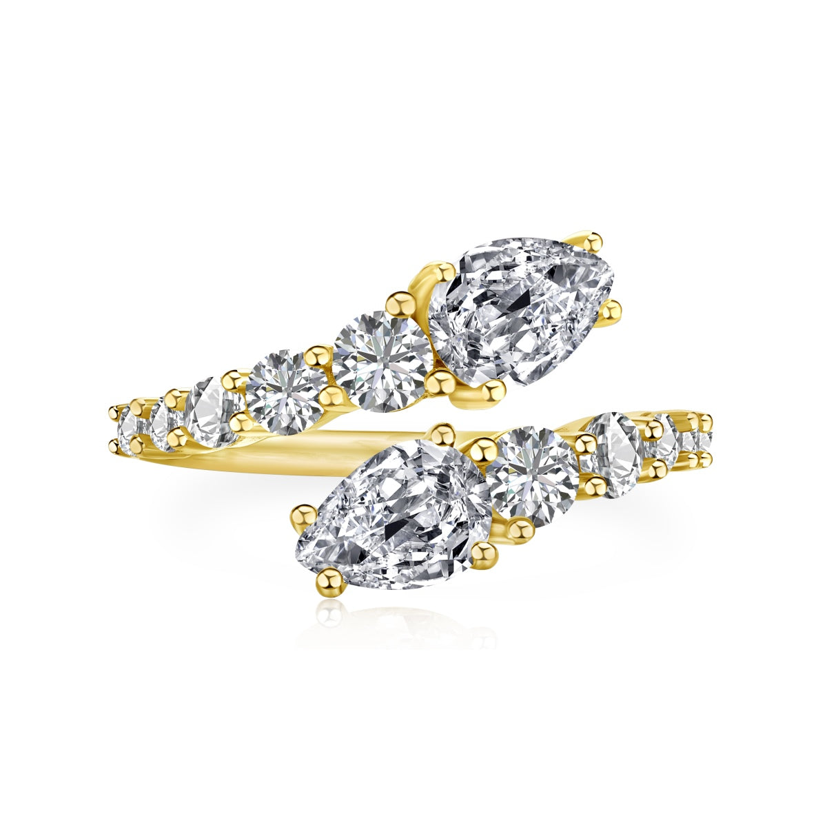 [Okajuri Jewelry]Delicate Lively Snake Shape Daily Ring