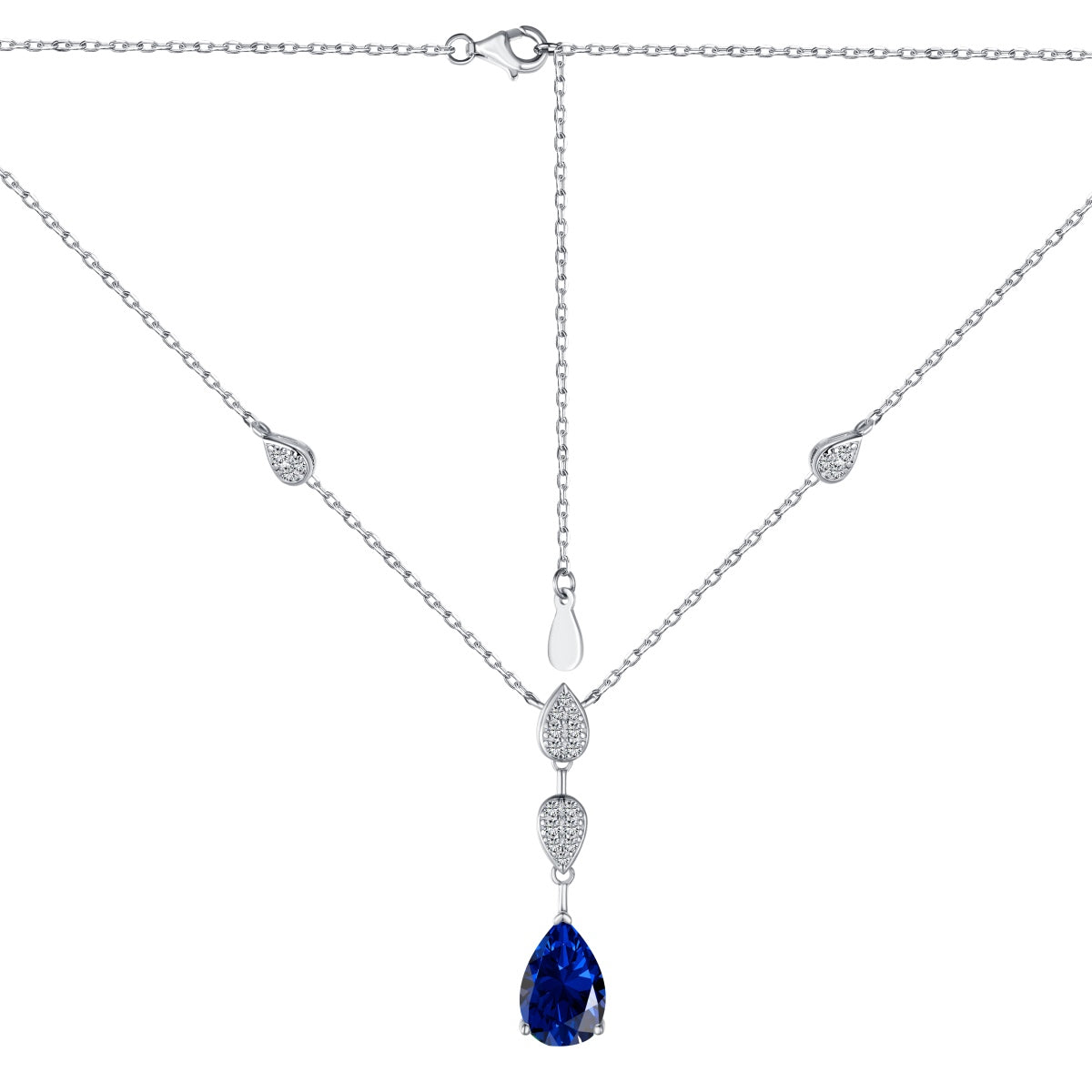 [Okajuri Jewelry]Dazzling Pear Cut Necklace