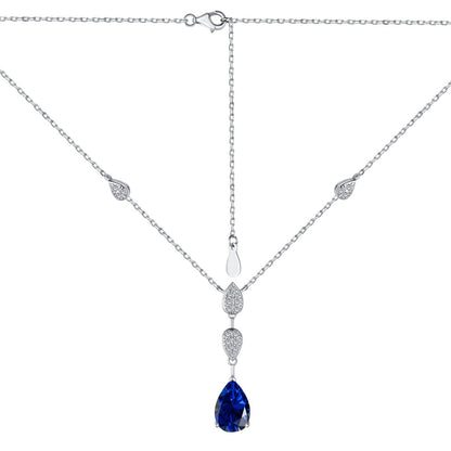 [Okajuri Jewelry]Dazzling Pear Cut Necklace