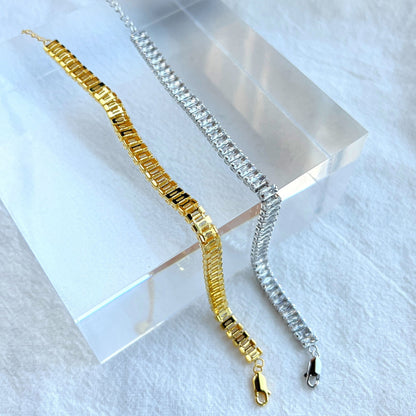 [Okajuri Jewelry]Exquisite Emerald Cut Daily Bracelet