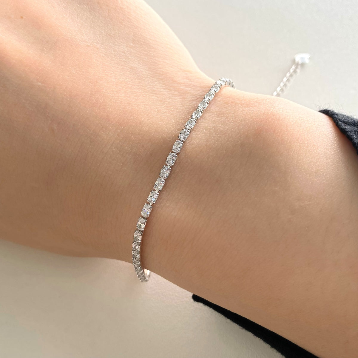 [Okajuri Jewelry]Elegant Emerald Cut Daily Bracelet
