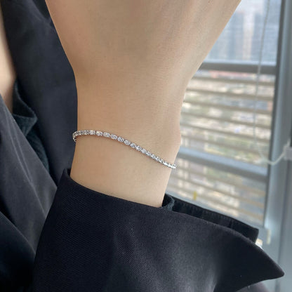 [Okajuri Jewelry]Elegant Emerald Cut Daily Bracelet
