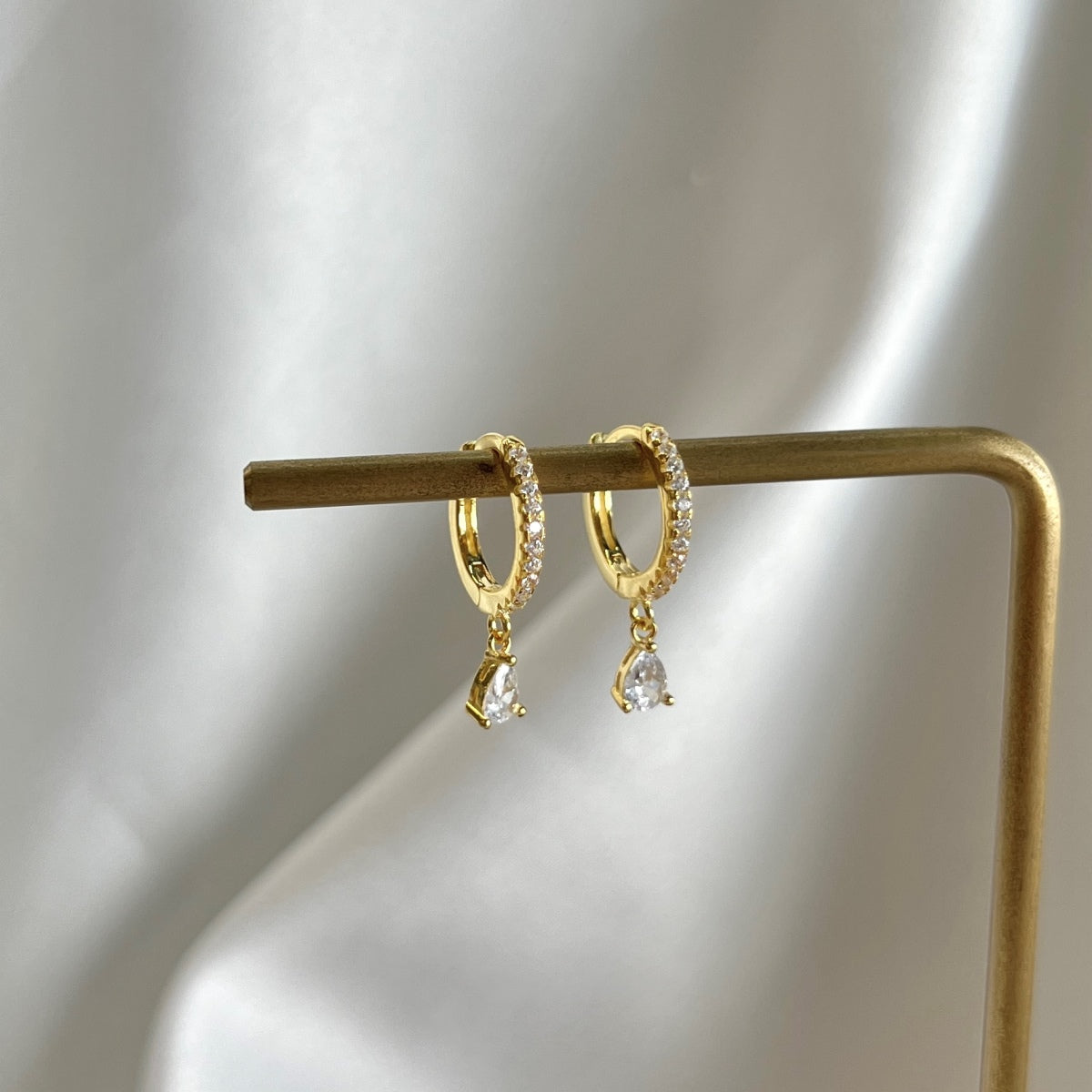 [Okajuri Jewelry]Luxurious Geometric Drop Earrings