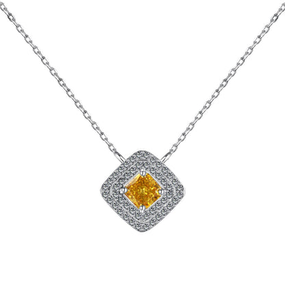 [Okajuri Jewelry]Sparkling Asscher Cut Necklace