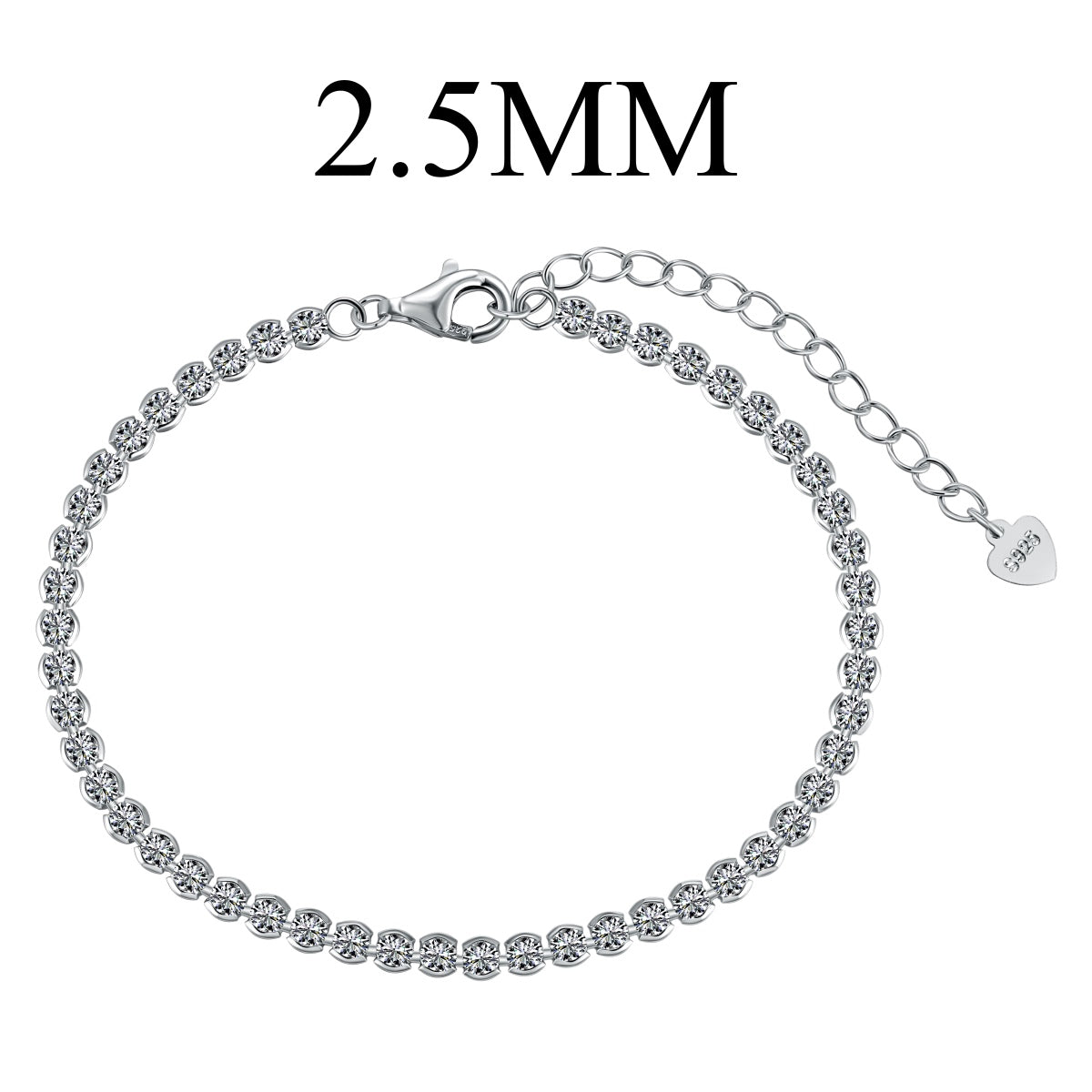 [Okajuri Jewelry]Dazzling Sparkling Round Cut Daily Bracelet