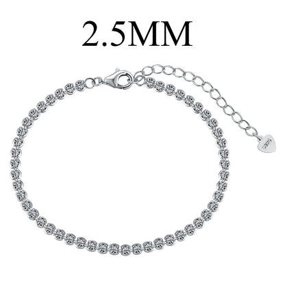[Okajuri Jewelry]Dazzling Sparkling Round Cut Daily Bracelet