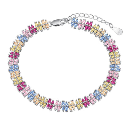 [Okajuri Jewelry]Sparkling Exquisite Multi Cut Party Bracelet