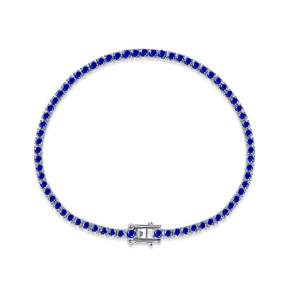 [Okajuri Jewelry]Dazzling Colorful Round Cut Daily Bracelet