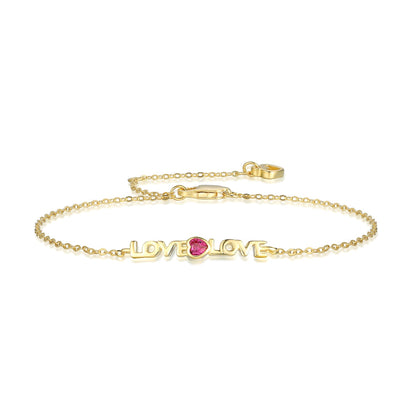 [Okajuri Jewelry]Romantic Heart Shape Lover Bracelet