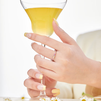 [Okajuri Jewelry]Elegant Vivid Round Cut Daily Ring