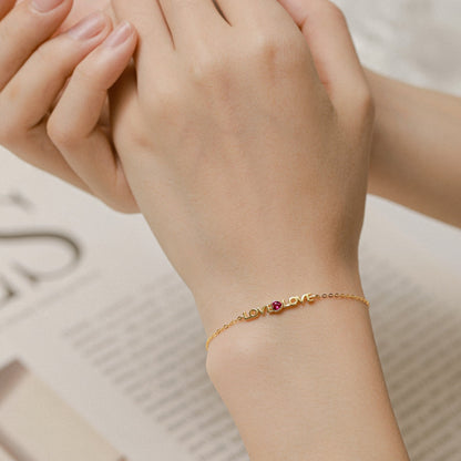 [Okajuri Jewelry]Romantic Heart Shape Lover Bracelet