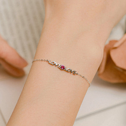 [Okajuri Jewelry]Romantic Heart Shape Lover Bracelet