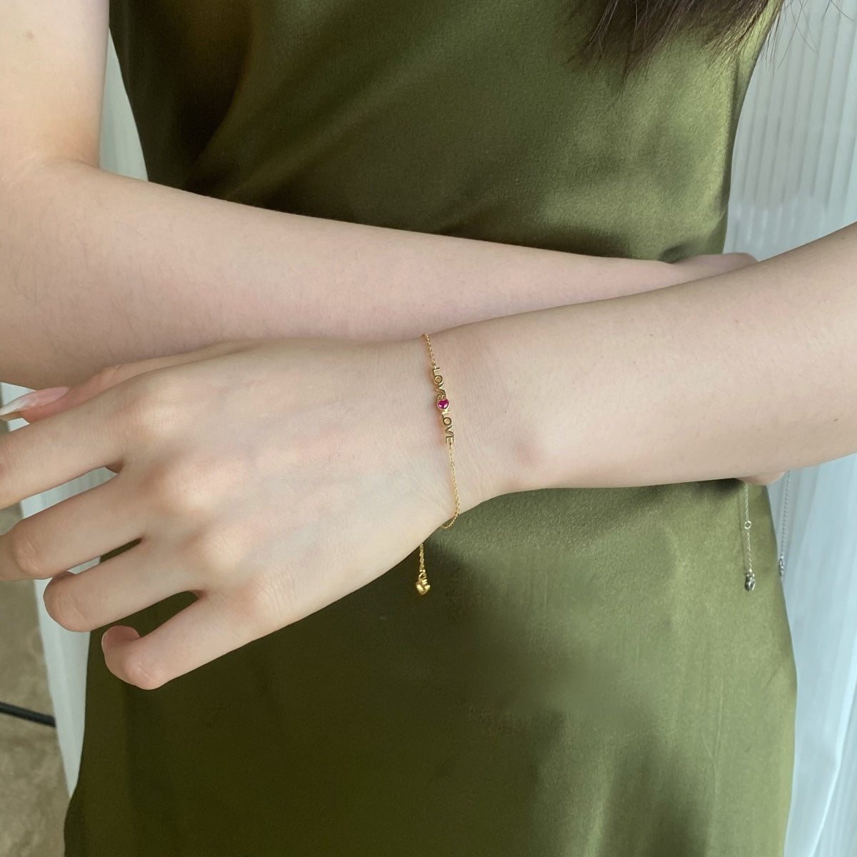 [Okajuri Jewelry]Romantic Heart Shape Lover Bracelet