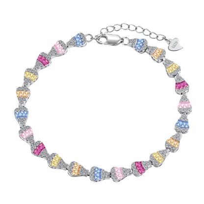 [Okajuri Jewelry]Radiant Water Drop Shape Daily Bracelet