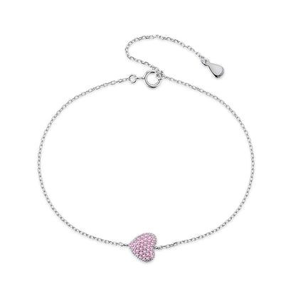[Okajuri Jewelry]Heart-Shaped Gentle and Versatile Bracelet