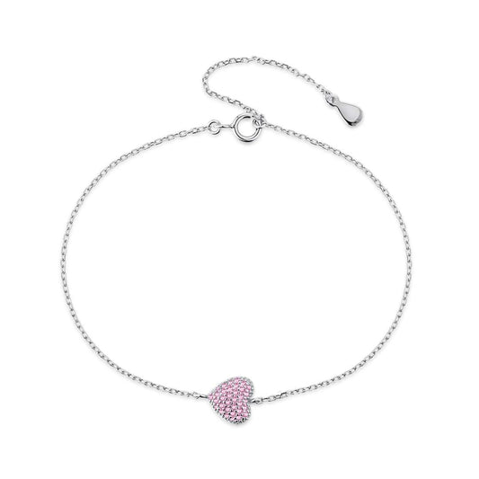 [Okajuri Jewelry]Heart-Shaped Gentle and Versatile Bracelet