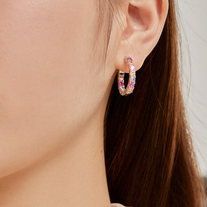 [Okajuri Jewelry]Unique Round Cut Daily Earrings