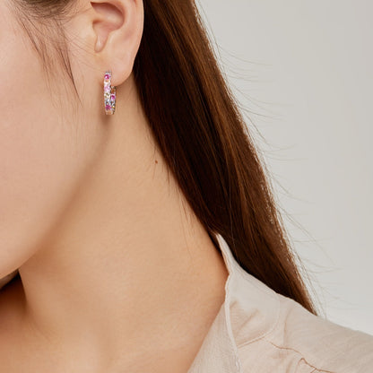 [Okajuri Jewelry]Unique Round Cut Daily Earrings