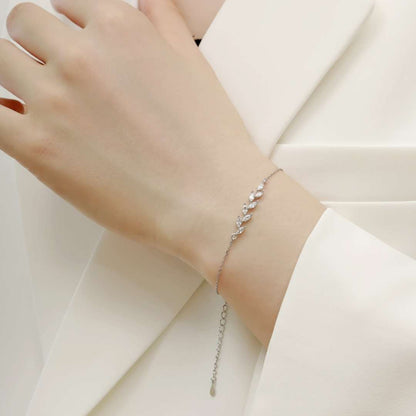 [Okajuri Jewelry]Elegant Wheat Leaves Shape Bracelet
