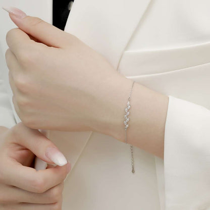 [Okajuri Jewelry]Elegant Wheat Leaves Shape Bracelet