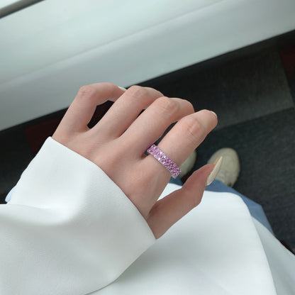 [Okajuri Jewelry]Sparkling Full Heart Ring