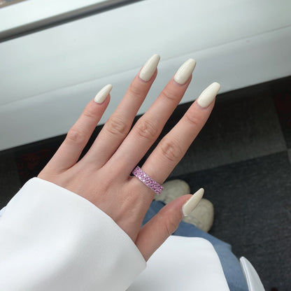 [Okajuri Jewelry]Sparkling Full Heart Ring