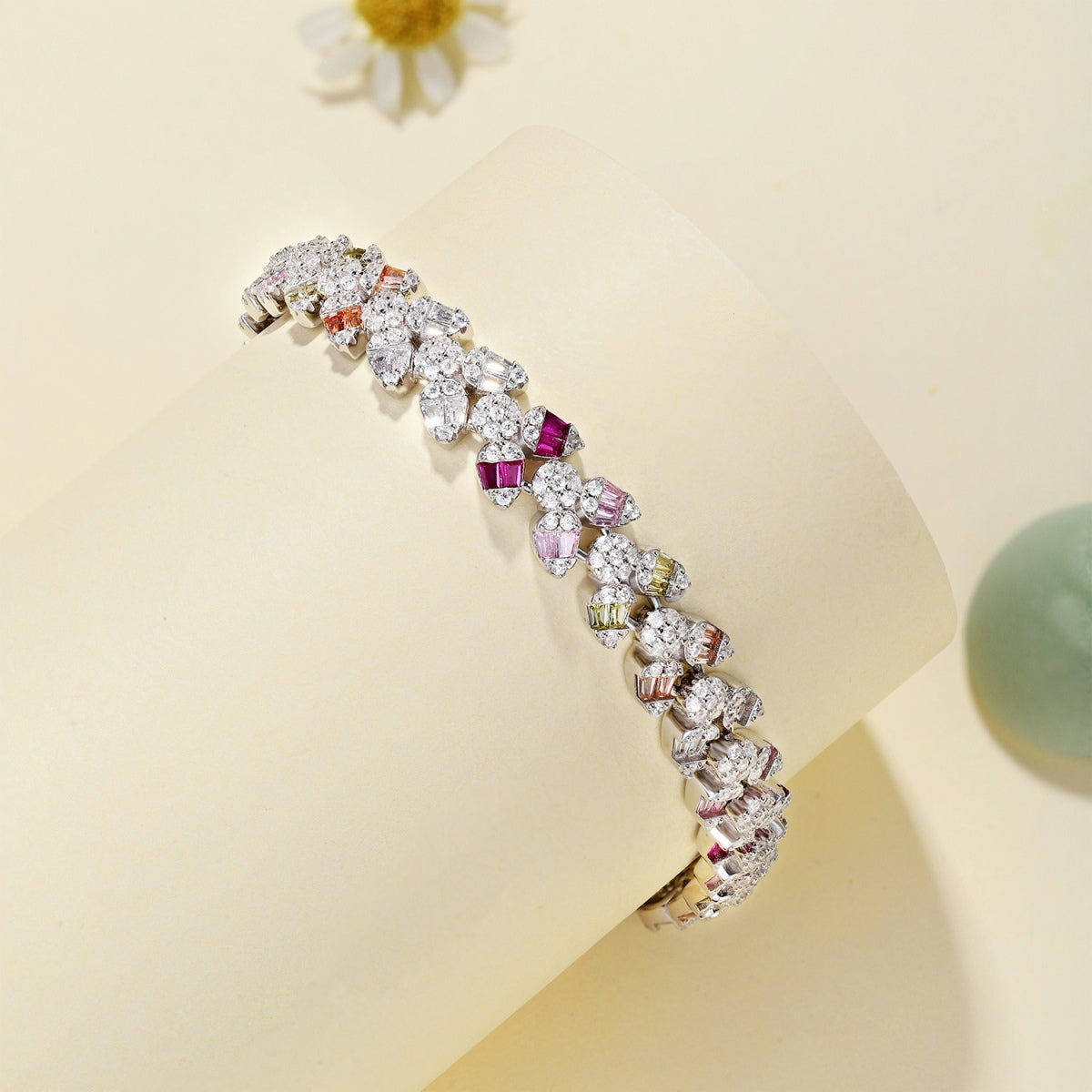 [Okajuri Jewelry]Dainty Exquisite Flower Shape Daily Bracelet